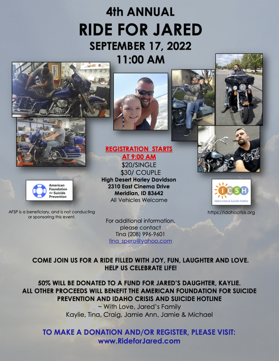 4th Annual Ride for Jared