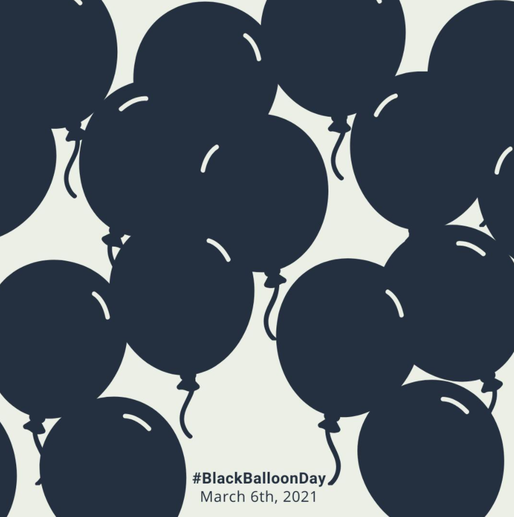 Black Balloon Day March 6, 2021