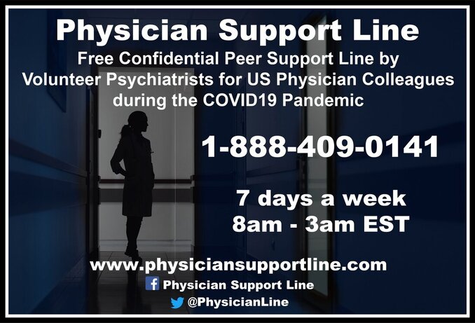 Physician Support Line: 1-888-409-0141