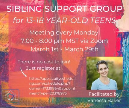 Sibling Support Group Hosted By Eric's House