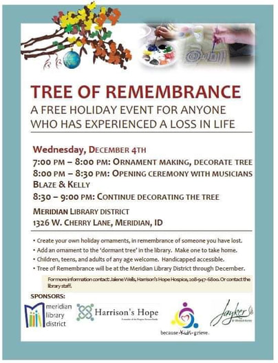 Tree of Remembrance event poster