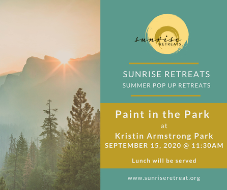 Paint in the Park Summer Pop-Up Retreat for the Widowed