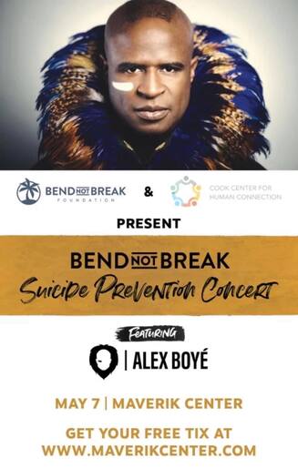 Bend Not Break: Suicide Prevention Concert May 7, 2022 at Maverik Center in a West Valley City, Utah