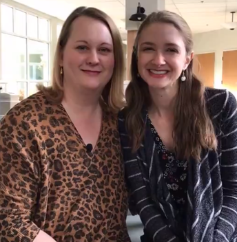 Picture of My Grief Connection founder Sara Cobb and Project Grief founder Danica Thurber