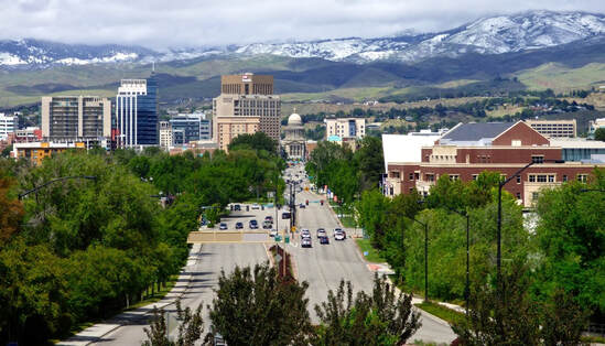 Photo of Downtown Boise, Idaho from the Boise Depot, by A. Brent Cobb