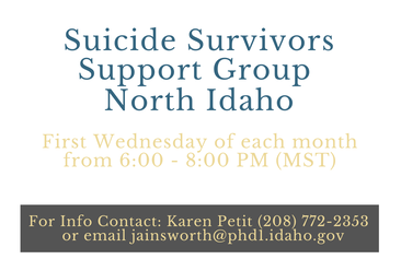 Suicide Survivors Support Group – North Idaho