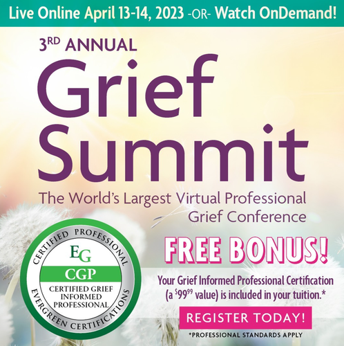 3rd Annual Grief Summit 2023 from PESI  April 13-14, 2023